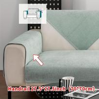 Chenilinė neperšlampama sofos užvalkalas,  Šviesiai žalia