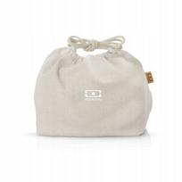 Monbento Pochette Natural Cream pietų krepšys