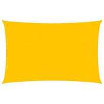 vidaXL Burė nuo saulės, geltonos spalvos, 4x5m, HDPE, 160g/m²