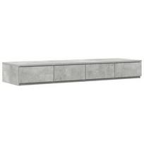 lovos stalčiai betoniniu pilku 120x36.5x16.5 cm inžinerinė mediena