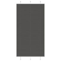 Plisuota žaliuze juoda 100x200 cm audinio plotis 99,4 cm