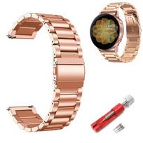 "BestAccessories" plieninė apyrankė laikrodžiui, 20 mm pločio, golden rose