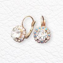 Auskarai moterims DiamondSky „Glory II“ su Swarovski kristalais