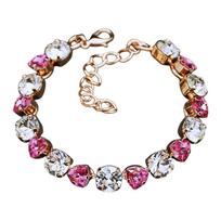 Apyrankė moterims DiamondSky „Romantic Tenderness II (Rose)“ su Swarovski kristalais