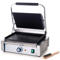 Kontaktinis grilis su rifliuotu viršumi ir lygiu dugnu 2200W Panini - Hendi