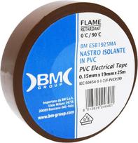 Irox bm esb1925mak03 izoliacinė juosta 19 mm x 25 m x 0,15 mm pvc savaime užgęstanti iec rohs elektrai laidūs klijai 19 x 25 mm / m ruda