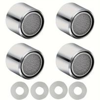 4 vnt. GYFAIWYO chromuoti čiaupo aeratoriai – 22 mm įdėklas su sandarikliu