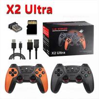 Žaidimų konsolė X2 Ultra Video Game Stick konsolė arba TIK 2.4G dvigubas belaidis valdiklis 4K HD30000 žaidimai 64G/128G retro žaidimai Kalėdų dovana 64G