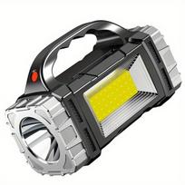 LED stovyklavimo žibintas su saulės energija