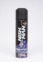 Plaukų purškiklis dažai Nishman Colour Hair Spray Purple, violetinė, 150 ml