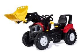 Vaikiškas traktorius su pedalais ir priekiniu kaušu rollyFarmtrac Lintrac 730117