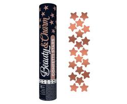 Konfeti patranka 30 cm, Rose Gold Stars (KP-RG30) 3981