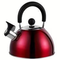 Nerūdijančio plieno virdulys 2.5L,  KV-505 RAUDONA