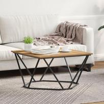 Kavos staliukas Amatų ąžuolas 80x80x45 cm inžinerinis medis