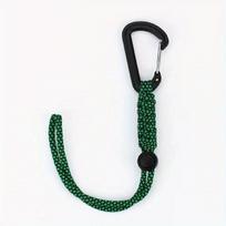 Taktinė paracord virvė su sagtimi,  Juoda Ir Žalia