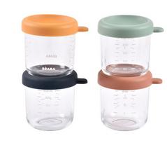 Coffret 4 porcijos stiklo 250 ml (Saulėtekio spalvų mišinys)