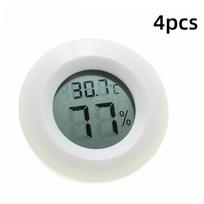 4PCS LCD Digital Thermometer Hygrometer Indoor Room Electronic Temperature Humidity Meter Sensor Gauge Weather Station Home 4pcs balta
