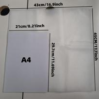 A4 formato popieriaus lapai, 21x29.7 cm