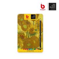 Spalvotų pieštukų rinkinys Bruynzeel Van Gogh museum, Sunflowers, 12 spalvų