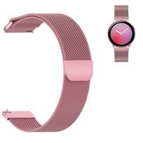 "BestAccessories" plieninė 20 mm pločio rožinė laikrodžio apyrankė