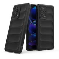 Elastingas dėklas Xiaomi Redmi Note 12 Pro+ Magic Shield Case, juodas