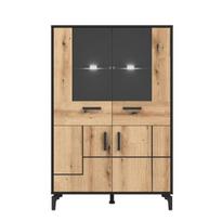 Indauja Liveo S-Line SL04, su led apšvietimu, juoda/ruda