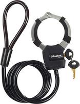 Dviračio užraktas MasterLock, 1000x8 mm, juodas