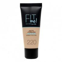 Makiažo pagrindas Maybelline Fit Me! Matte + Poreless 220 Natural Beige, su matiniu efektu, 30 ml