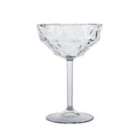 Merlon Prisma Coupe nedūžtančios plastiko taurės, skaidrios 280ml, 2 vnt.