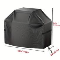 1 vnt vandeniui atsparus kepsninės uždangalas BBQ grillai , 65L x 24W X 44H