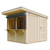 Medinis prekybinis kioskas, H240x248x305 cm - Timbela LP SmartSide M950