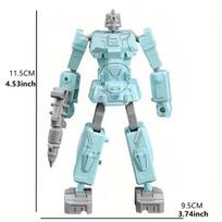Vaikų transformuojamas pieštukas robotas