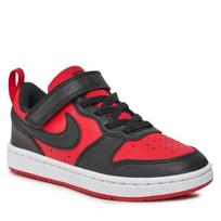 Nike sportiniai batai vaikams Court Borough Low Recraft, juodi/raudoni, 28