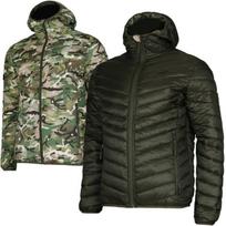 Vyriška dvipusė pereinamojo sezono striukė Reverse, Texar, 4 kišenės, 4 velcro lipdukų panelės, alyvuogių / multicam spalvų