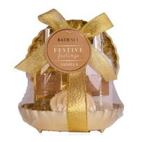 Vonios rinkinys: dušo gelis, 100 ml + kūno losjonas, 100 ml + muilas, 30 g