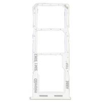 SIM kortelės laikiklis Samsung A225 A22 4G 2021 White originalus (service pack)