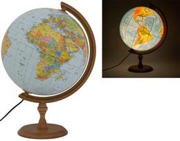 Šviečiantis gaublys Globe, 32 cm