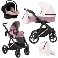Universalus vežimėlis Kunert Lazzio Premium 3in1, Pink ECO