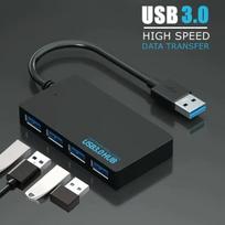 Itin Plonas 4-Port USB 3.0 Hubas Aukšto Greičio Duomenų Daliklis