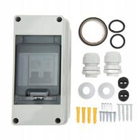 Automatinis jungiklis 2p 1000v Dc 63a Ip65 su apsaugine dėžute
