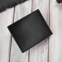 Elegantiška juoda vyriška odinė piniginė su RFID apsauga Paolo Peruzzi AY-11-BL