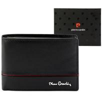 Piniginė vyrams Pierre Cardin YS605 8806 - Juoda, raudona, Juoda + raudona