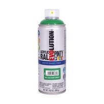 Vandens pagrindo akriliniai purškiami dažai žalia RAL 6029 PintyPlus Evolution 400ml