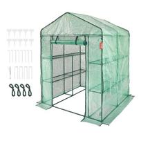 Šiltnamis su lentynomis Vevor 1,4x1,4x2 m