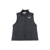 Nike vientos spalvos logotipas užtrauktukas šilta medvilninė liemenė moteriška liemenė juoda DM1543-010 L