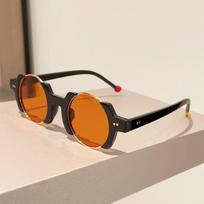 Round Sunglasses Men  New in Fashion Hip-hop Casual Outdoor Sun Glasses Women Trendy Chic Brand Design Decor Shades as picture shows