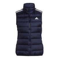 Adidas Originals Šilta striukė liemenė su stovinčia apykakle ir dryžiais Moteriškos liemenės Mėlyna GT9137 XS