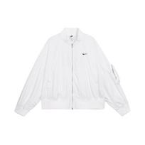 Nike Sportswear Essentials Vienspalvė Laisvalaikio Striukė Su Bėgiko Apykakle Ilgomis Rankovėmis Moteriškos Striukės Balta FN2840-100 XL white