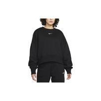 Nike Moteriškas Phoenix Fleece Oversized apvalios apykaklės džemperis Juodas/Smėlio spalvos Moteriški Streetwear DQ5761-010 S beige