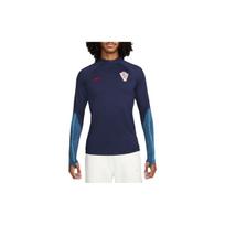 Nike Dri-FIT Strike Drill Kroatija Pasaulio taurė Treniruočių ilgomis rankovėmis Futbolo marškinėliai Vyriški viršutiniai drabužiai Tamsiai mėlyni DH6453-498 M